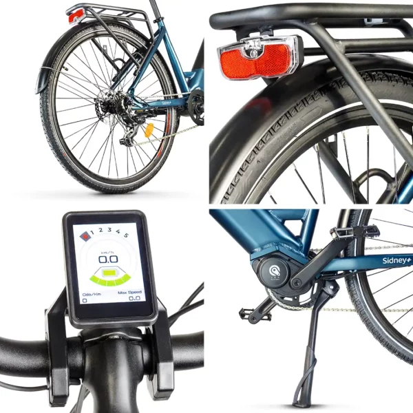 PÉDALER CONFORTABLEMENT, C’EST POSSIBLE!

Redécouvrez le plaisir de faire du vélo avec la Sidney, une vélo électrique de promenade conçue pour les trajets urbains. Facile à manier grâce à son guidon de type hollandais, elle permet une conduite droite, avec le dos bien droit. Profitez d’une autonomie allant jusqu’à 140 km grâce à la batterie de 720 Wh. Urbanbiker offre les batteries au lithium les plus puissantes du marché, car nous savons que plus leur capacité est grande, plus leur durée de vie est longue : moins de cycles de charge, plus de durée d’autonomie et plus de puissance. *en mode Eco